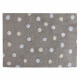 Tapis rectangulaire en coton bleu enfant Topos Lorena Canals