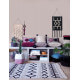 Tapis Lorena Canals beige lavable en machine Bereber Canvas