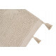 Tapis enfant beige fait main en coton Hippy Stars Lorena Canals