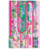 Tapis pour fille multicolore plat Glamour