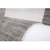 Tapis viscose et laine ethnique taupe Rush