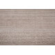 Tapis uni ivoire en laine et viscose pour salon Rosace