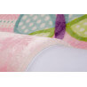 Tapis pour chambre de fille doux multicolore Butterfly