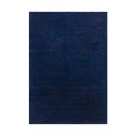 Tapis en laine ethnique doux bleu Supreme