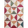 Tapis tendance multicolore pour salon Tolisso