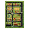 Tapis vert pour chambre enfant Ville