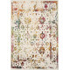 Tapis de salon blanc coloré vintage Sibérie