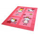 Tapis rose pour chambre de bébé Mila