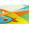 Tapis jaune pour chambre enfant Cuicui