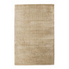 Tapis doux shaggy uni beige pour salon Glitter