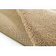 Tapis doux shaggy uni beige pour salon Glitter