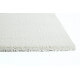 Tapis doux shaggy uni blanc pour salon Glitter