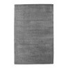 Tapis doux shaggy uni gris pour salon Glitter