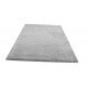 Tapis doux shaggy uni gris pour salon Glitter