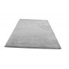 Tapis doux shaggy uni gris pour salon Glitter