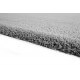 Tapis doux shaggy uni gris pour salon Glitter