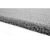 Tapis doux shaggy uni gris pour salon Glitter