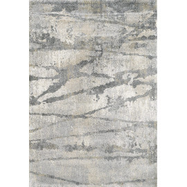 Tapis gris doux en polypropylène Boras