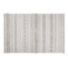 Tapis de salon lavable en machine beige Air Lorena Canals