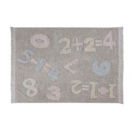 Tapis pour chambre de bébé coloré Baby Numbers Lorena Canals