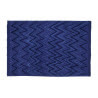 Tapis en coton rectangle bleu Earth Lorena Canals