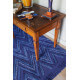 Tapis en coton rectangle bleu Earth Lorena Canals