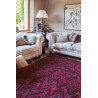 Tapis en coton rectangle rouge Earth Lorena Canals