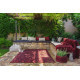 Tapis en coton rectangle rouge Earth Lorena Canals