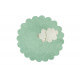 Tapis avec coussin pour enfant vert Puffy Sheep Lorena Canals