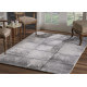 Tapis design gris effet 3D pour salon Renzi