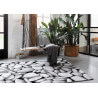 Tapis effet pierre argenté pour salon Stony Island Wecon Home