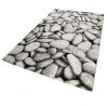 Tapis effet pierre argenté pour salon Stony Island Wecon Home