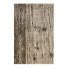 Tapis effet planche de bois brun Woody Wecon Home