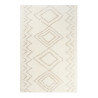 Tapis ethnique blanc pour salon Yagour Wecon Home