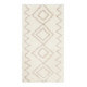 Tapis ethnique blanc pour salon Yagour Wecon Home