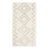 Tapis ethnique blanc pour salon Yagour Wecon Home