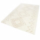 Tapis ethnique blanc pour salon Yagour Wecon Home