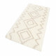 Tapis ethnique blanc pour salon Yagour Wecon Home