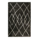 Tapis anthracite ethnique à longues mèches Afella Wecon Home