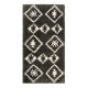 Tapis à longues mèches ethnique anthracite Ayachi Wecon Home