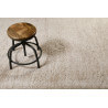 Tapis uni à longues mèches beige Toubkal Wecon Home