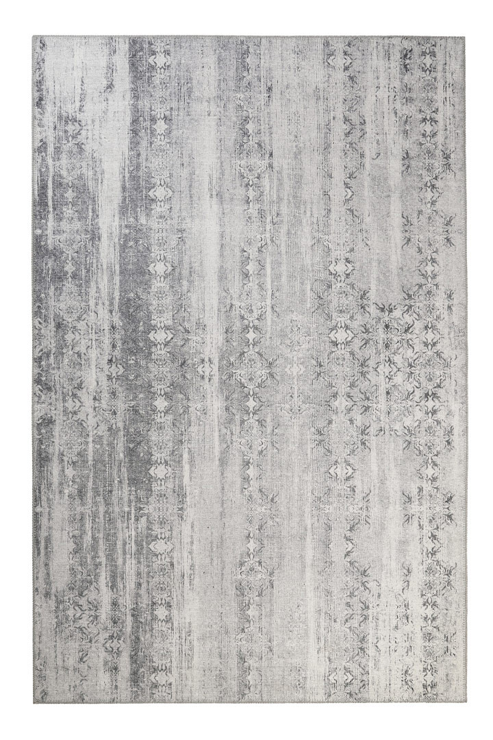Tapis gris vintage polyester Alaska Wecon Home