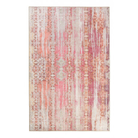 Tapis rose vintage de salon Sunset in Faro Wecon Home