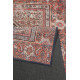 Tapis oriental rouge à courtes mèches Flashback Wecon Home