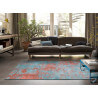 Tapis Wecon Home intérieur vintage bleu Hot Spring