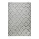 Tapis extérieur et intérieur plat argenté et gris Gleamy Outdoor Wecon Home