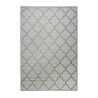 Tapis extérieur et intérieur plat argenté et gris Gleamy Outdoor Wecon Home