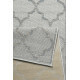 Tapis extérieur et intérieur plat argenté et gris Gleamy Outdoor Wecon Home