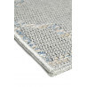 Tapis extérieur et intérieur plat argenté et gris Gleamy Outdoor Wecon Home