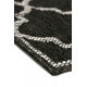 Tapis extérieur et intérieur plat anthracite et gris Gleamy Outdoor Wecon Home